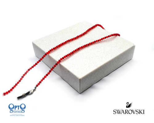 ΑΛΥΣΙΔΑ SWAROVSKI ΜΕ 191 ΠΕΤΡΕΣ ΚΟΚΚΙΝΗ (κωδ.7021820)