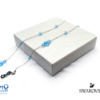 ΑΛΥΣΙΔΑ SWAROVSKI ΚΑΡΔΙΑ ΓΑΛΑΖΙΑ (κωδ.7021831)