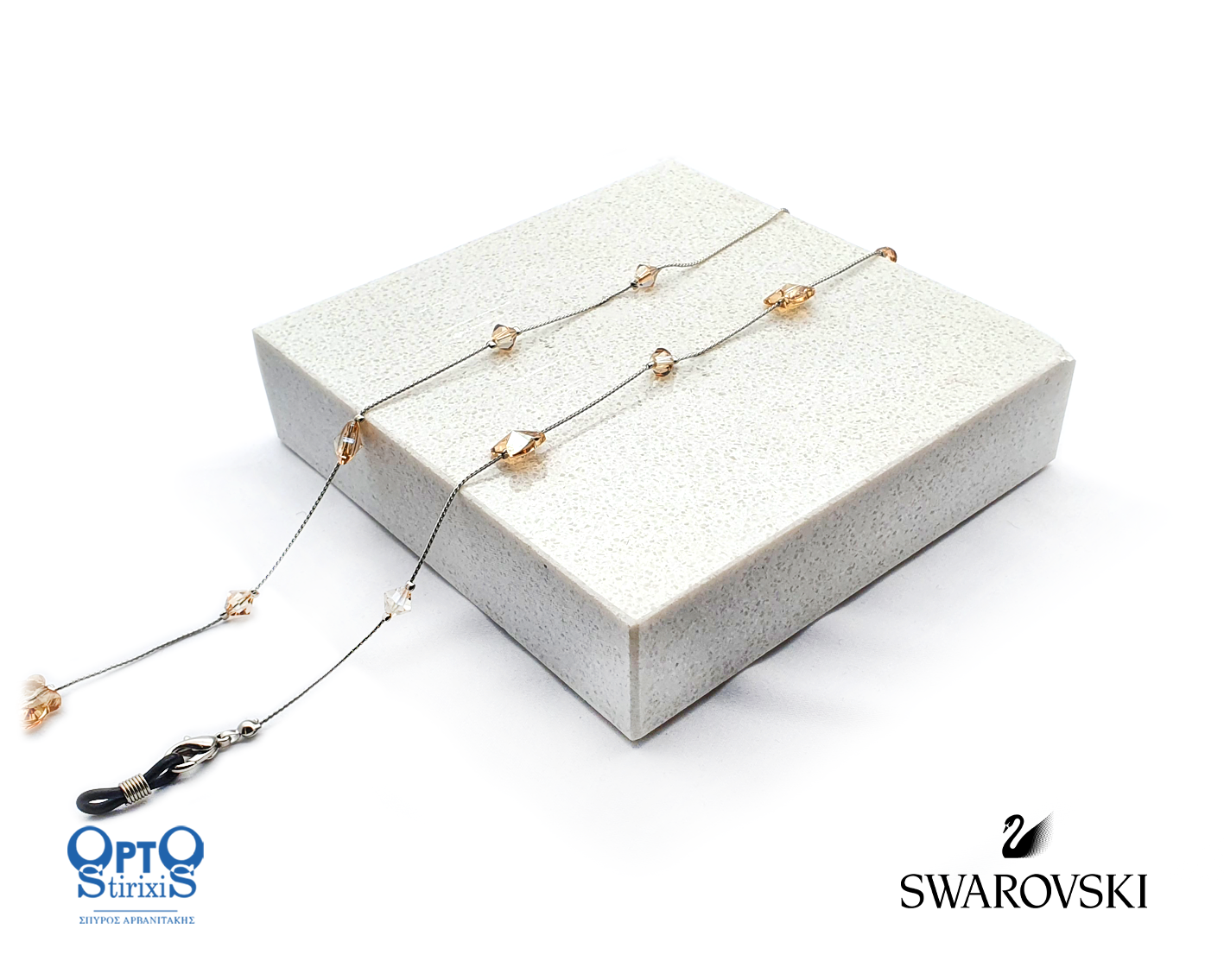 ΑΛΥΣΙΔΑ SWAROVSKI ΠΕΤΑΛΟΥΔΑ ΜΠΕΖ (κωδ.7021843)