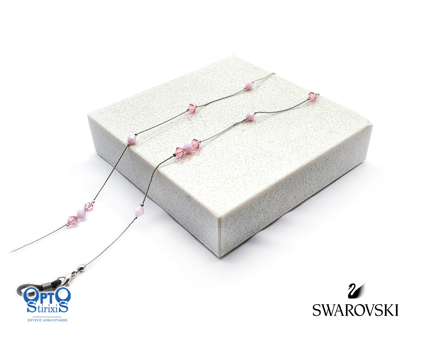ΑΛΥΣΙΔΑ SWAROVSKI 14 ΠΕΤΡΕΣ ΦΟΥΞΙΑ (κωδ.7021865)