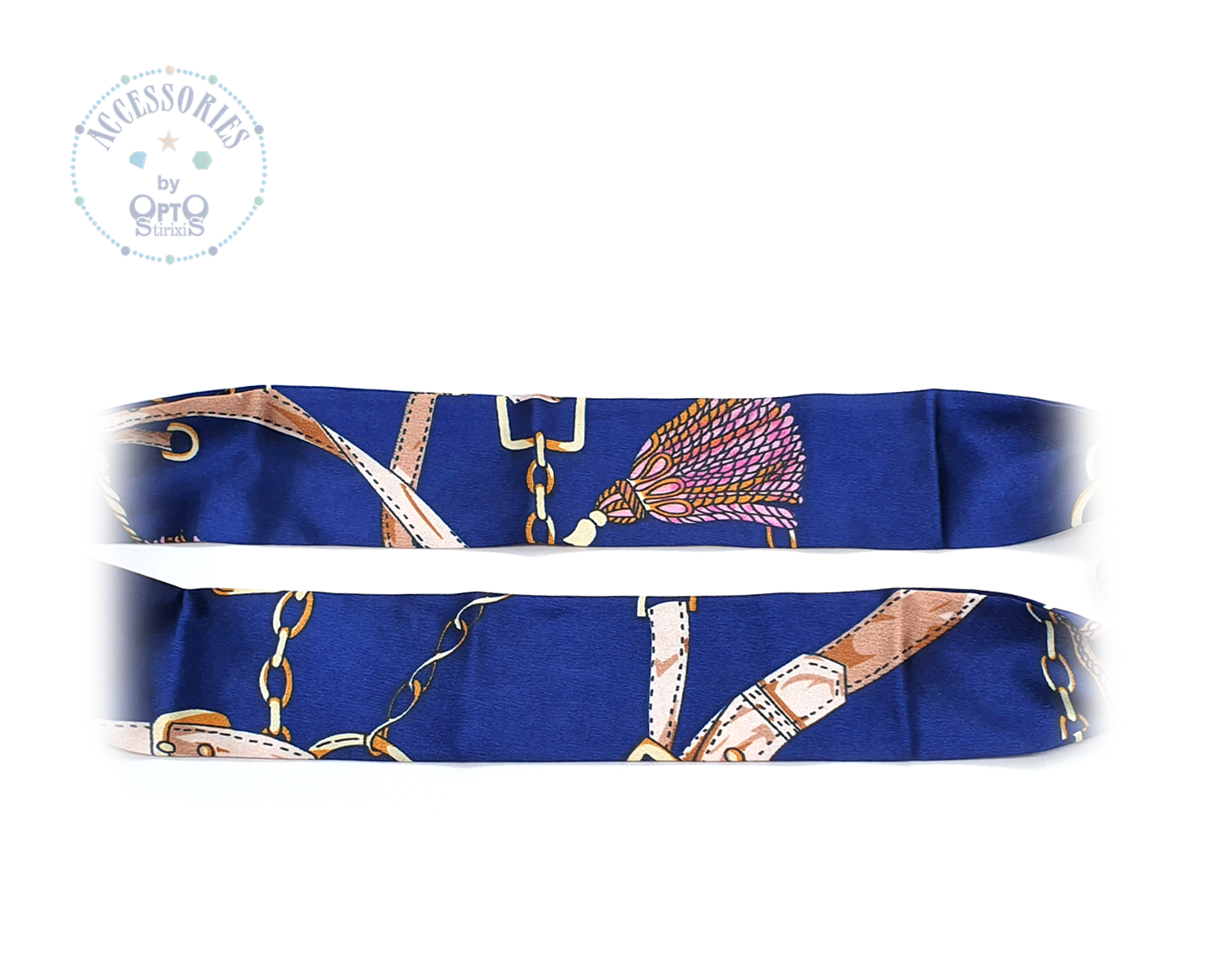 ΑΛΥΣΙΔΑ ΚΟΚΚΑΛΙΝΗ ΜΕ ΜΑΝΤΗΛΙ CHAINS ΜΠΛΕ (κωδ.7021411.6) C1