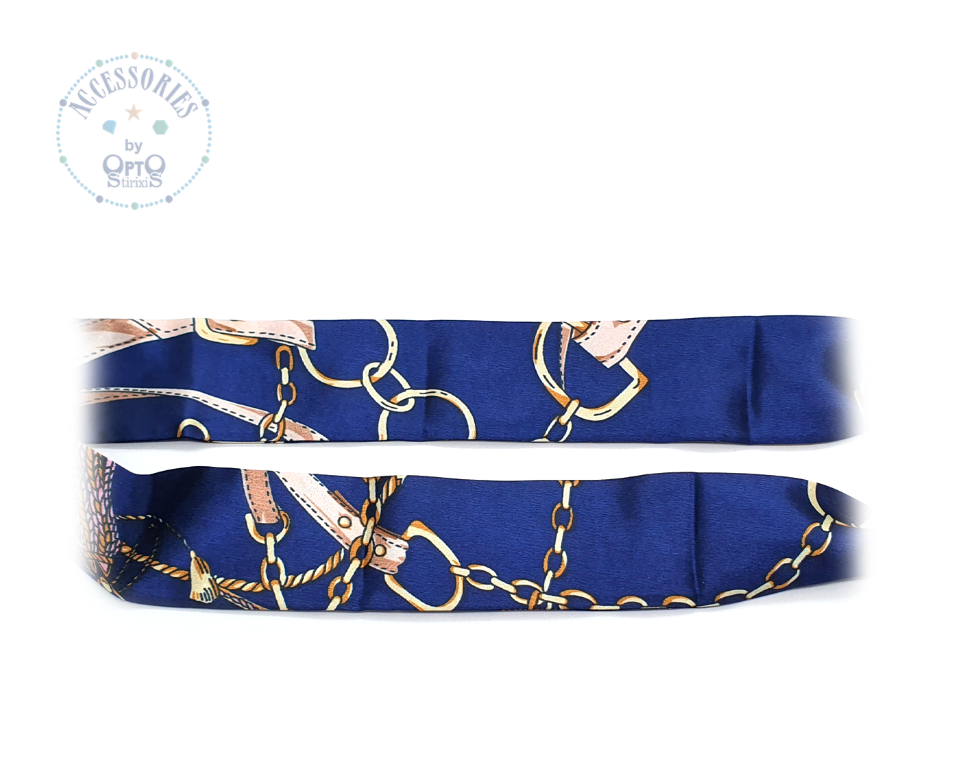 ΑΛΥΣΙΔΑ ΚΟΚΚΑΛΙΝΗ ΜΕ ΜΑΝΤΗΛΙ CHAINS ΜΠΛΕ (κωδ.7021411.6) C2