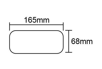 CASE SIZES - 165x68