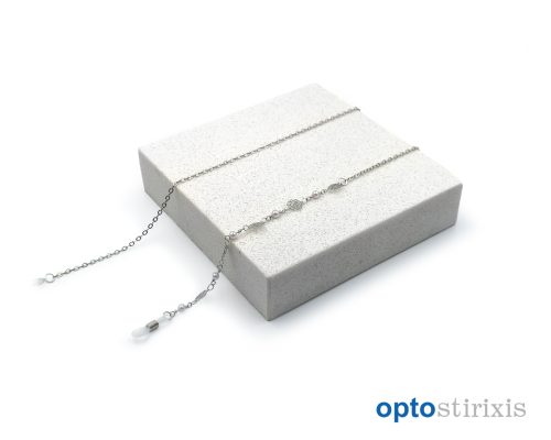 ΑΛΥΣΙΔΑ ΜΕΤΑΛΛΙΚΗ ΑΣΗΜΙ ΜΕ ΠΕΡΛΑ & ΛΟΥΛΟΥΔΙ (κωδ.7020490)